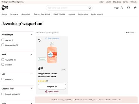 wasparfum etos